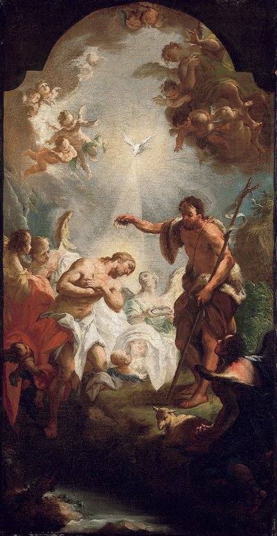 El bautismo de Cristo de Michel Angelo Unterberger