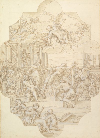 El martirio de Santa Anastasia, 1721 de Michelangelo Cerruti