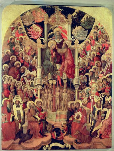 Coronación de la Virgen de Michele Giambono