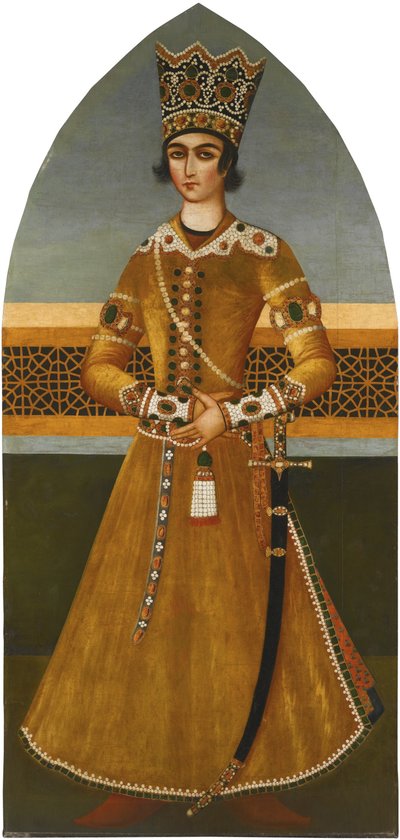 Retrato del príncipe Abbas Mirza de Mihr Ali