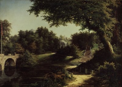 Vista del Parque en Pavlovsk de Mikhail Ivanovich Lebedev