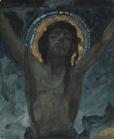 Cristo en la Cruz de Mikhail Vasilievich Nesterov