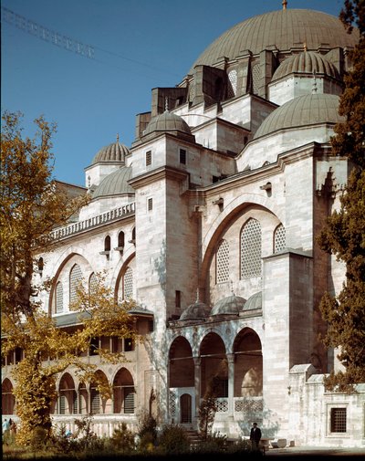 Vista de la mezquita de Suleymaniye (1550-1557) de Mimar Sinan