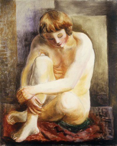 Desnudo sentado; Nu Assis de Moise Kisling