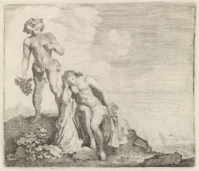 Bacchus encuentra a Adriadne en Naxos de Moyses van Wtenbrouck