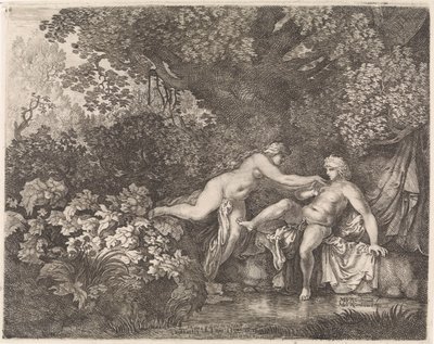 Salmacis en Hermaphroditus de Moyses van Wtenbrouck