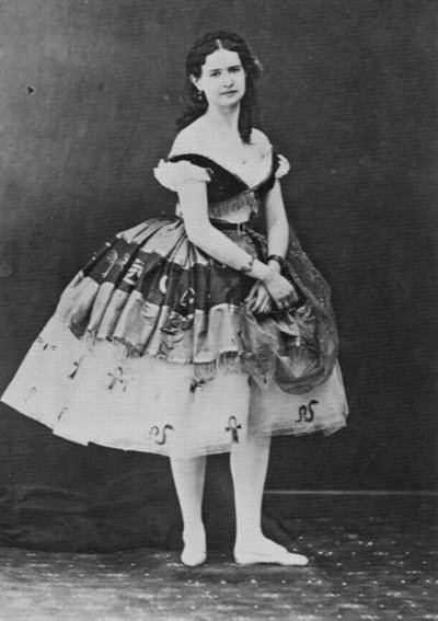 Maria Surovshchikova-Petipa, bailarina de ballet rusa, c1861 de Nadar