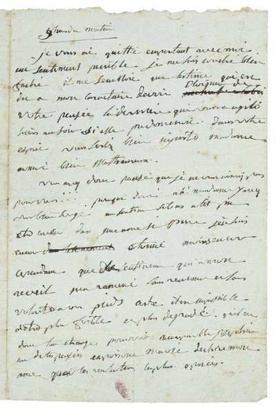 Carta a Josephine de Beauharnais de Napoleon Bonaparte