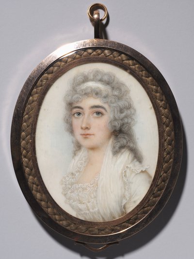 Retrato de una mujer, c. 1795 de Nathaniel Plimer