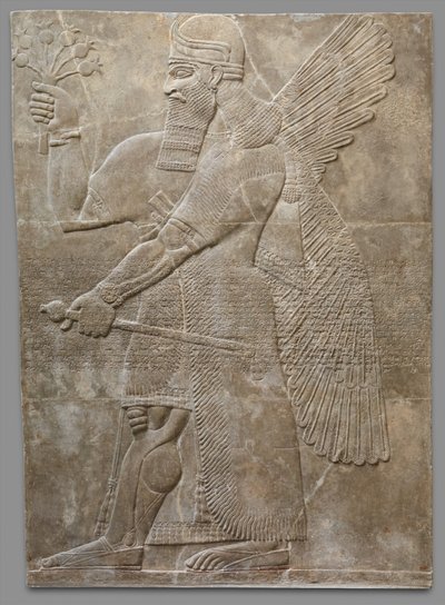 Panel de Relieve, Neo-Asirio, c.883-859 a.C. de Neo Assyrian