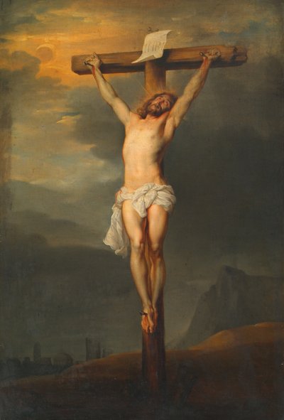 Cristo en la cruz de Leopold Blonder