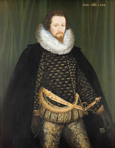 Robert Devereux (1566-1601), Conde de Essex, 1594 de Nicholas Hilliard