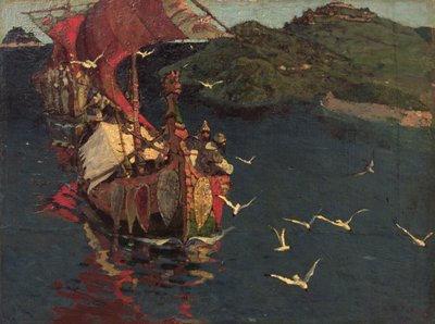 Huéspedes de ultramar, 1901 de Nicholas Roerich