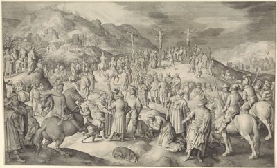 Cristo en la cruz de Nicolaes de Bruyn