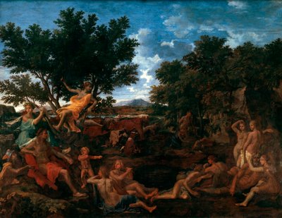 Apolo, amante de Dafne, c1664 de Nicolas Poussin