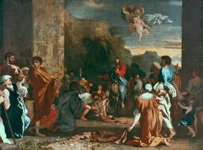 Jesús entra en Jerusalén, c1630 de Nicolas Poussin