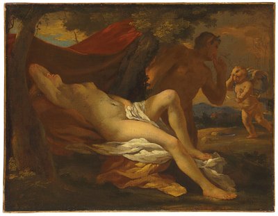 Júpiter y Antíope de Nicolas Poussin