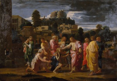 Los ciegos de Jericó de Nicolas Poussin