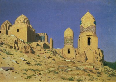 Mausoleo de Hazreti Shakh-i-Zindeh en Samarcanda, 1869-70 de Nikolai Stepanovich Vereshchagin