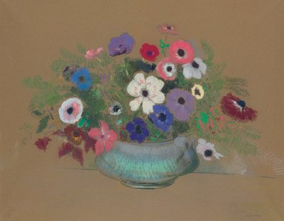 Anémonas de Odilon Redon