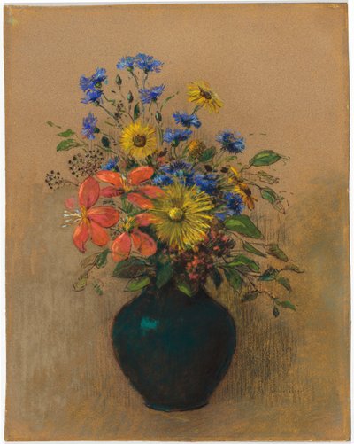 Flores silvestres de Odilon Redon