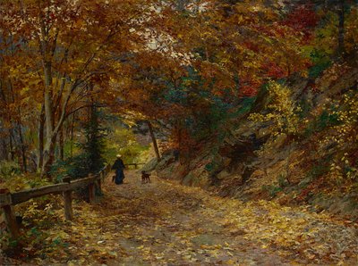 Hojas cayendo de Olga Wisinger Florian