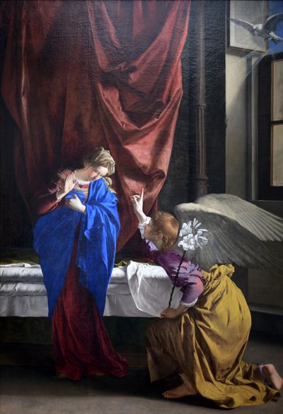 Anunciación de Orazio Gentileschi