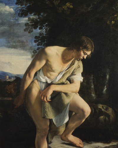 David (óleo sobre lienzo) de Orazio Gentileschi