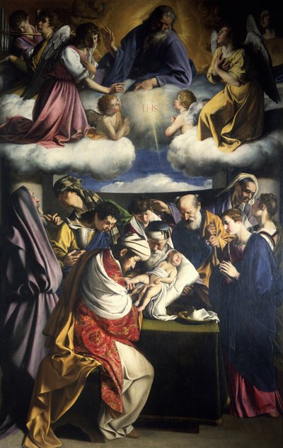 La circuncisión de Cristo, 1607 de Orazio Gentileschi