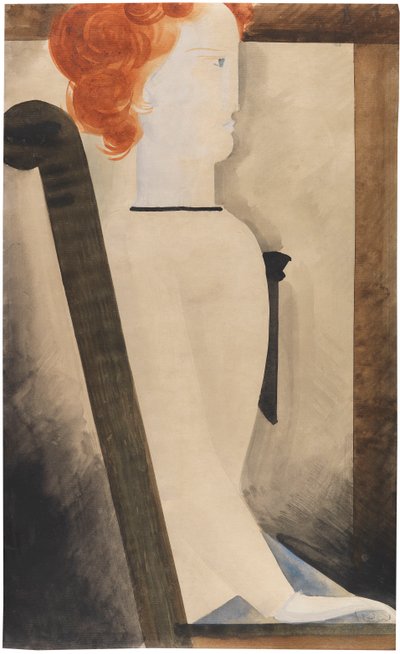 Mujer sentada, 1929 de Oskar Schlemmer