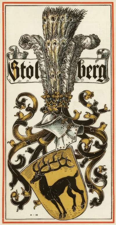 Los escudos de armas de las casas principescas alemanas: Stolberg de Otto Hupp