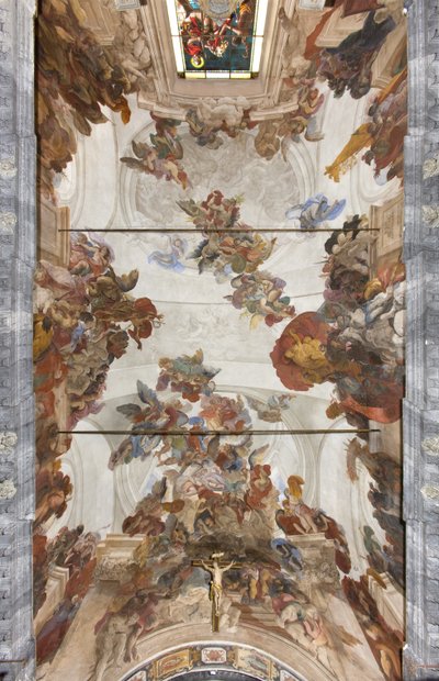 Bóveda con frescos de Paolo Pagani