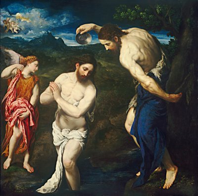 El Bautismo de Cristo de Paris Bordone