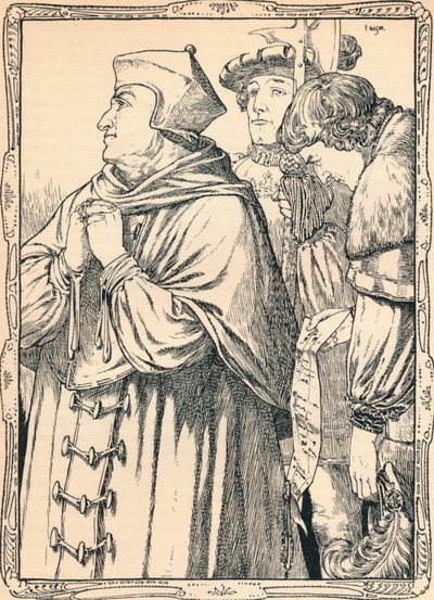 El arresto del cardenal Wolsey, 1902 de Patten Wilson