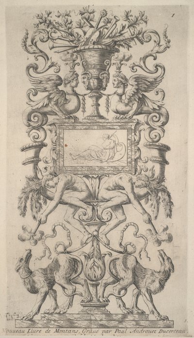 Diseño Ornamental de Paul Androuet Du Cerceau