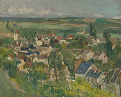 Auvers, vista panorámica, 1873-75 de Paul Cézanne