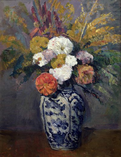 Dalias, c.1873 de Paul Cézanne