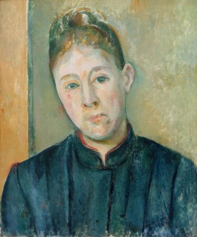 Retrato de Madame Cézanne de Paul Cézanne