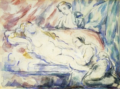 El Tocador de la Cortesana de Paul Cézanne