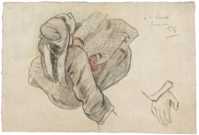 Mujer bretona sentada, 1886 de Paul Gauguin