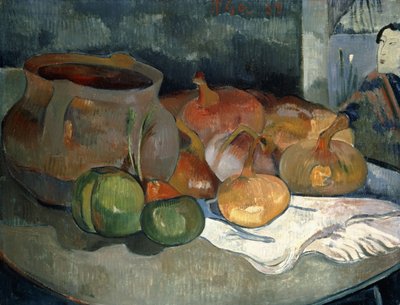 Naturaleza Muerta con Calabazas, 1889 de Paul Gauguin