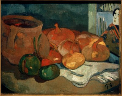 Naturaleza muerta con cebollas de Paul Gauguin