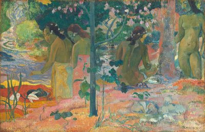 Los bañistas de Paul Gauguin