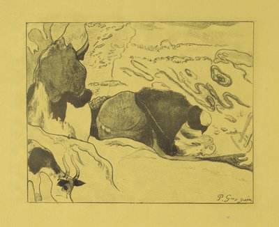 Lavanderas de Paul Gauguin