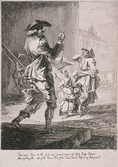 Entretenedores callejeros, Cries of London, 1760 de Paul Sandby