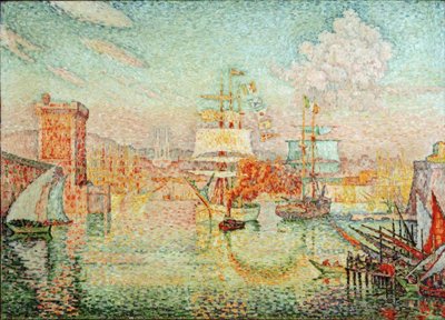 Entrada al puerto de Marsella de Paul Signac