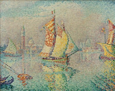 Laguna, vela amarilla de Paul Signac