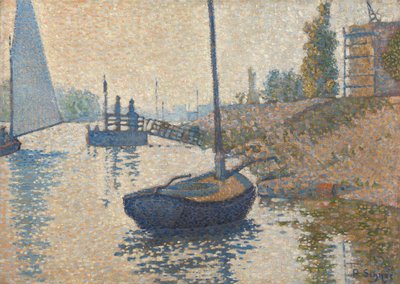 Ponton de la Felicidad en Asnières de Paul Signac