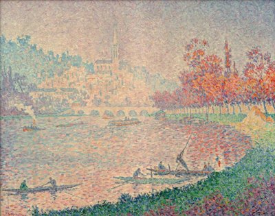 Saint-Cloud (El Sena en Saint-Cloud) de Paul Signac