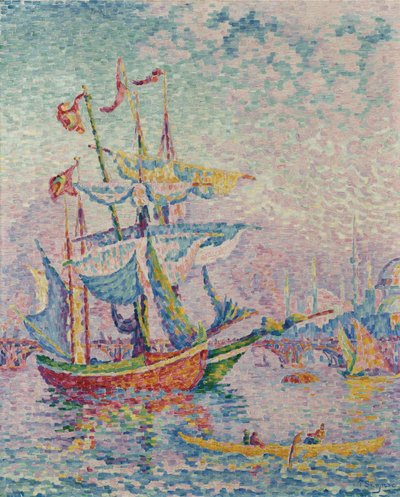 El Cuerno de Oro. El puente, 1907 de Paul Signac